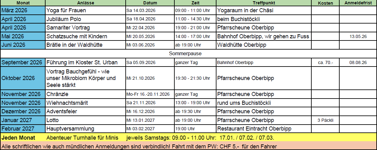 Jahresprogramm 2026 2027